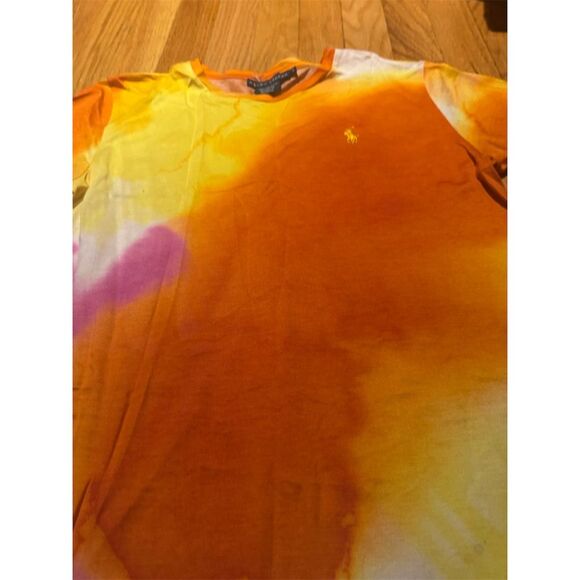 Ralph Lauren Women's Spiral Tie Dye T-Shirt Dress Multicolor Size S - Picture 2 of 4